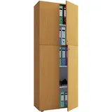 VCM my office Aktenschrank XXL 914115 buche 4 Fachböden 70,0 x 39,0 x cm