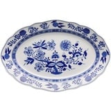 Hutschenreuther Blau Zwiebelmuster Platte 35 cm oval