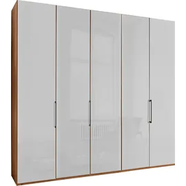 Wiemann Falttürenschrank Monaco 246,3 x 236 x 58 cm Braun/Weiß
