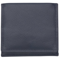 Josephine Osthoff Handtaschen-Manufaktur Josephine Osthoff Geldbörse Damen Wiener Schachtel Portemonnaie Münzbörse gross wallet Herren Geldbeutel echt Leder RFID-Schutz (927), - Marine