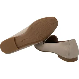 Gabor Fashion Damen-Slipper Beige-Gold, Farbe:beige/schlamm, UK Größe:8 - Beige - 42