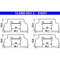 ATE Zubehörsatz Scheibenbremsbelag Vorne 13.0460-0241.2 für DACIA Logan Sandero