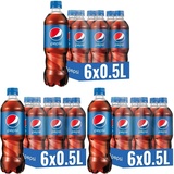 Pepsi Cola EINWEG (6 x 0,5 l) (Packung mit 3)