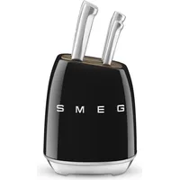 Smeg Messerblock 6-tlg. Schwarz