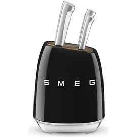 Smeg Messerblock 6-tlg. Schwarz