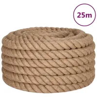 VidaXL Juteseil 25 m Länge 40 mm Stärke