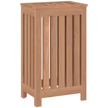 vidaXL Wäschebehälter 35x25x60 cm Massivholz Teak