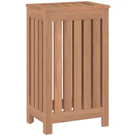 vidaXL Wäschebehälter 35x25x60 cm Massivholz Teak