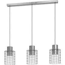 EGLO Milligan 3-flg. Ø 20 cm rund silberfarben