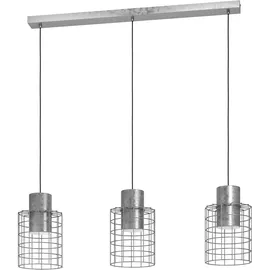 EGLO Milligan 3-flg. Ø 20 cm rund silberfarben