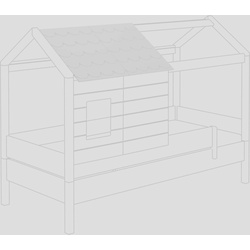 Paidi Dachschindeln Tiny House 2er Set Holz Weiß