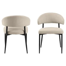 VCM Edina Esszimmerstuhl Beige