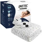 Imetec Adapto Doppelbett-Heizdecke 150 x 160 cm Grau/Weiß