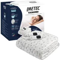Imetec Adapto Doppelbett-Heizdecke 150 x 160 cm Grau/Weiß