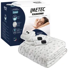 Imetec Adapto Doppelbett-Heizdecke 150 x 160 cm Grau/Weiß