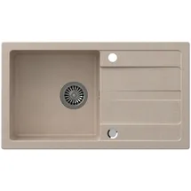 Sapho 78x44 cm Granit beige mit Abtropffläche