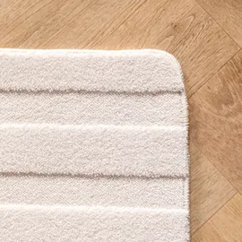 KADIMA DESIGN Teppich Kurzflor Waschbar LAVAREDO in Creme, im Boho-Stil, 160 x 230 cm