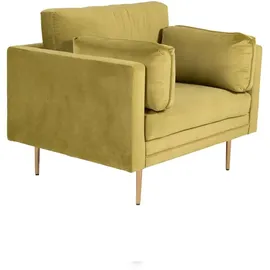 VCM Boom Sessel Velour grün.