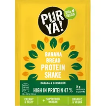 PurYa! Proteinpulver 47% Banana Bread Banana - Cinnamon mit +Baobab