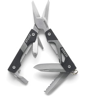 Gerber Multifunktionswerkzeug mit Schere, 8 Funktionen, Splice Pocket Tool, Aluminium/Edelstahl, Schwarz, 31-000013