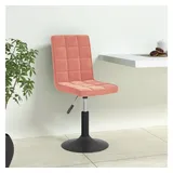 vidaXL Esszimmerstühle 4 Stk. Drehbar Rosa Samt