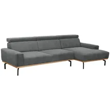 58 aufm Kessel SOFA mit Longchair rechts Katrien Cordstoff anthrazit | Gr.: onesize