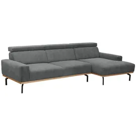 58 aufm Kessel SOFA mit Longchair rechts Katrien Cordstoff anthrazit | Gr.: onesize