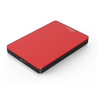 Sonnics 640GB Rot Externe tragbare Festplatte USB 3.0 super schnelle Übertragungsgeschwindigkeit für den Einsatz mit Windows PC, Apple Mac, XBOX ONE und PS4 Fat32