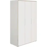 Paidi Kleiderschrank Lieven 126 x 204 cm Weiß/Eiche