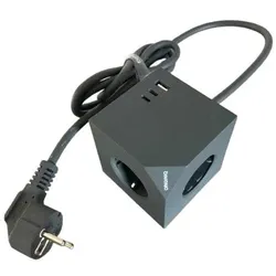 MicroConnect Power Cube 3 Schuko outlets with Magnetic function 2