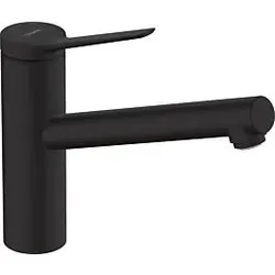 hansgrohe Zesis M33 150 Küchenarmatur 74802670 1jet, Schwenkbereich einstellbar, mattschwarz