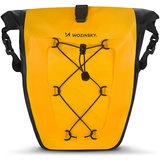 wozinsky wasserdichte Fahrradtasche Kofferraumtasche Gepäcktasche 25l Gelb