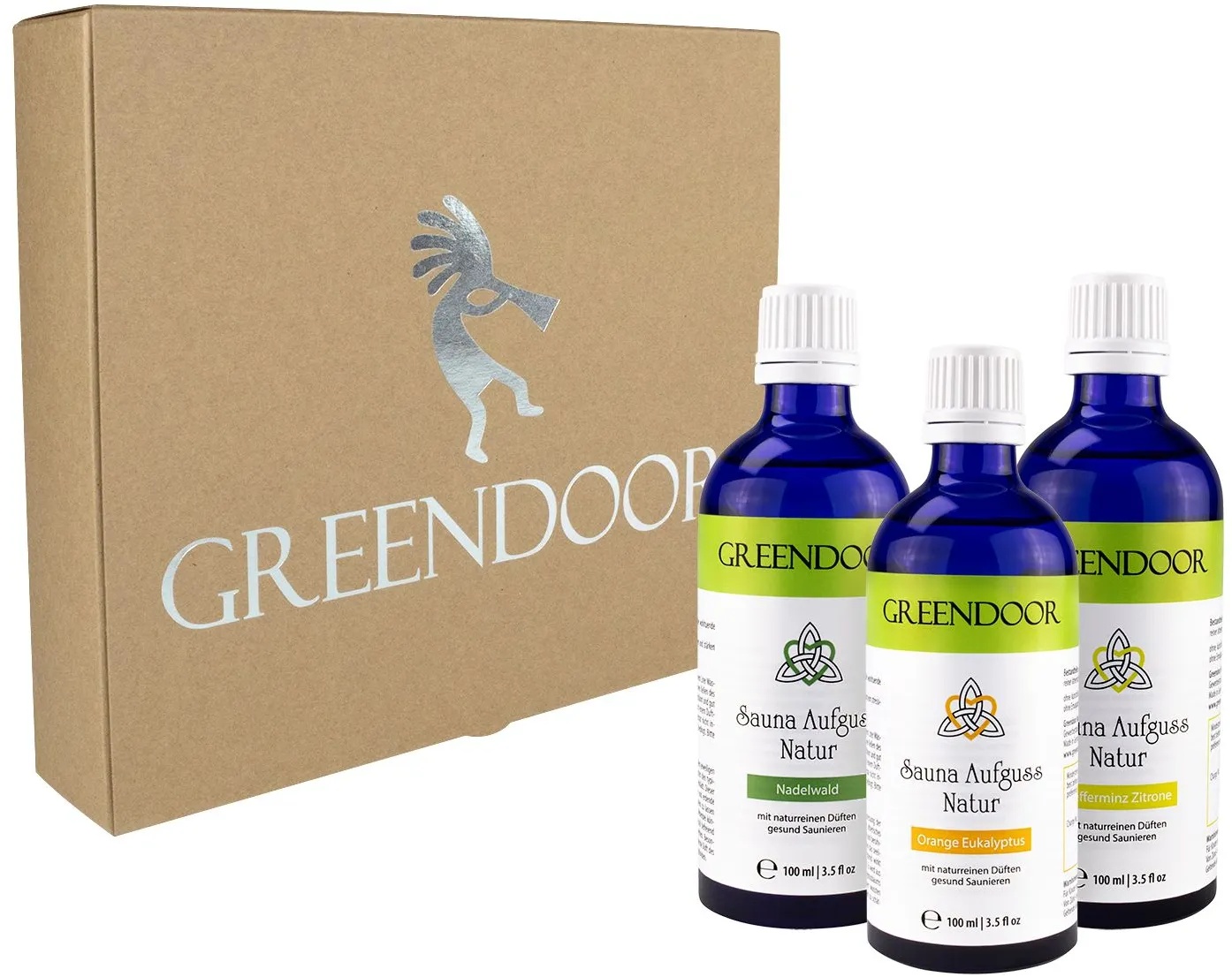Greendoor Geschenk Set Sauna Aufguss 300 ml