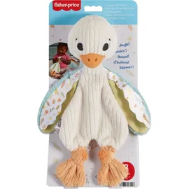 Fisher-Price Schmusegans 25 cm Blau/Orange/Weiß