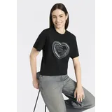 Hugo Vintage Tee Schwarz S