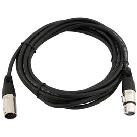 Omnitronic XLR Kabel 5pol 5,0m (sw)