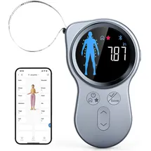 RENPHO Maßband Smart Tape Measure Plus Schwarz/Silberfarben