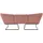 K+W Komfort & Wohnen Polsterbank Mikkado Tube Rosa 192 x 71 x 88 cm