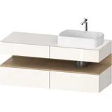 Duravit Waschtischunterschrank wandhängend „Qatego“ 140 × 60 × 55 cm