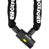 Oxford Alarm Chain 10 Schwarz Kettenschloss