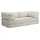 Innovation Living Schlafsofa mit Armlehnen CozyPad Cord Weiß Ivory
