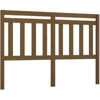 vidaXL Kopfteil Honigbraun 126x4x100 cm Massivholz Kiefer