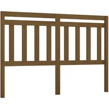 vidaXL Kopfteil Honigbraun 126x4x100 cm Massivholz Kiefer