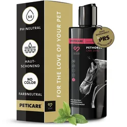 Peticare pH-neutrales Pferde Shampoo, farbneutral, alle Rassen, sanfte Reinigung 250 ml