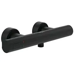 Villeroy & Boch Universal Taps & Fittings Brause-Thermostat TVS000017000K5 rund, Wandmontage, matt black