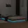 vidaXL Massivholzbett mit LED-Beleuchtung Wachsbraun 120x190 cm Kiefer