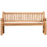 TPFGarden Teakbank, Braun, Holz, 220x61x93 cm, Gartenmöbel, Gartenbänke