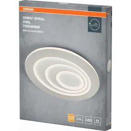 Osram Orbis Spiral Oval 1 72 x 58 x 6 cm weiß, Metall, Kunststoff
