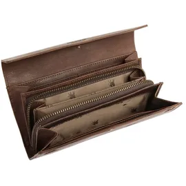 Mano Don Leon Geldbörse Damen Portemonnaie braun