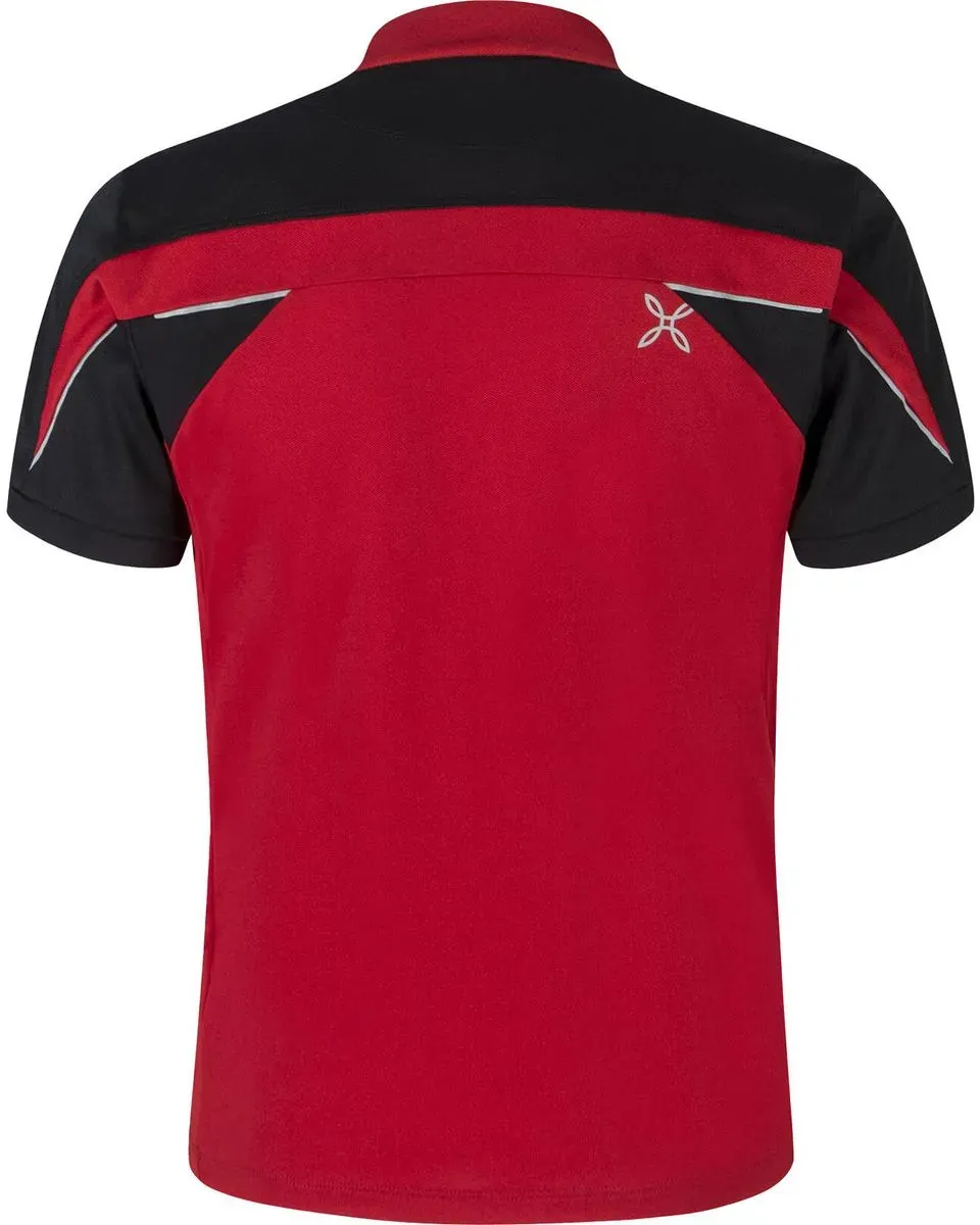 Montura High Zip 2 T-shirt rosso/black (1090) L